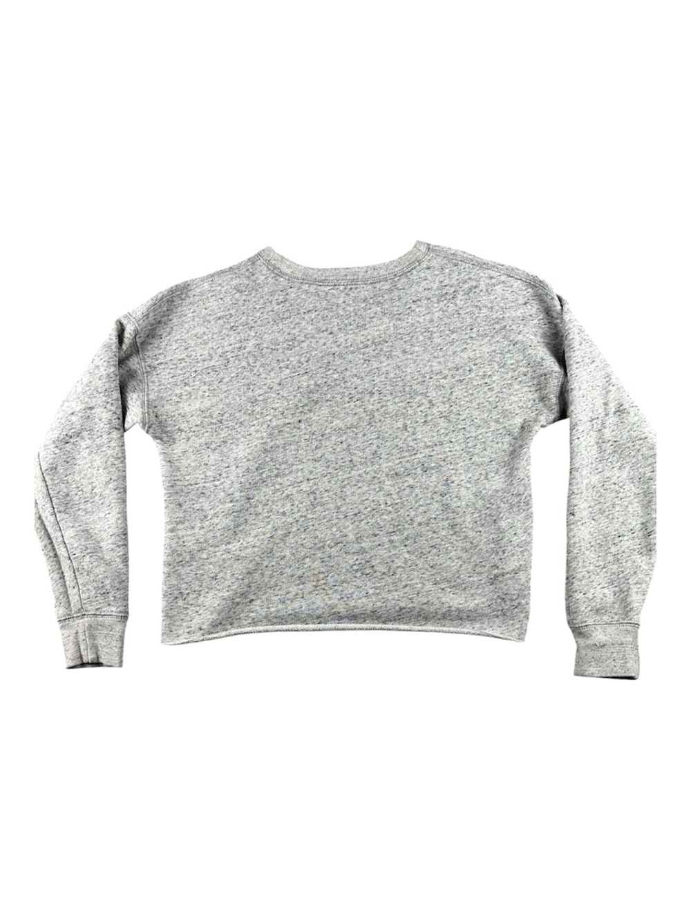 Abercrombie & Fitch Gray Y2K Pride Sweatshirt Cropped Rainbow Stripes Sz XS - Picture 3 of 7